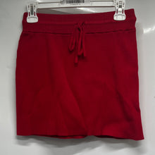 Load image into Gallery viewer, L Space Womens Ruby Red Flat Front Ribbed Straight & Pencil Skirt Size S W/ Tag