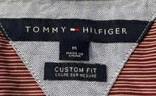 Load image into Gallery viewer, Tommy Hilfiger Mens Multicolor Striped Cotton Custom Fit Button-Up Shirt Size M