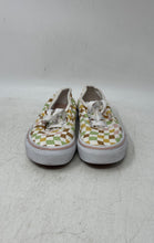 Load image into Gallery viewer, Vans Kids Authentic Wavy Check 507698 White Brown Green Sneaker Shoes Size 12.5