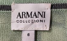 Load image into Gallery viewer, Armani Collezioni Womens Light Green Short Sleeve Boat Neck Blouse Top Size 6