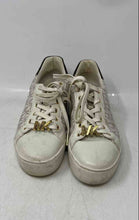 Load image into Gallery viewer, Michael Kors Womens Ivory Brown Signature Print Lace-Up Sneaker Shoes Size 7M