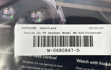 Load image into Gallery viewer, Meta Oculus Go Model MH-A64 Gray Standalone VR Headset With Accessories Untested