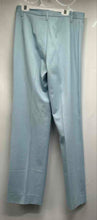 Load image into Gallery viewer, Vertigo Paris Womens Light Blue Flat Front Straight Leg Trouser Pants Size 8