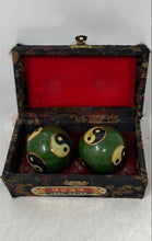 Load image into Gallery viewer, Vintage Set Of 2 Pcs Stress Relaxation Chinese Health Exercise Balls In Box
