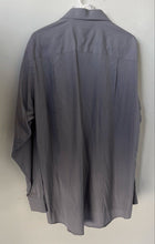 Load image into Gallery viewer, Calvin Klein Mens Gray Cotton Regular Fit Dress Shirt Size 16 1/2 34/35