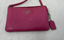 Load image into Gallery viewer, Coach Womens Pink Inner Pockets Detachable Strap Wristlet Wallet