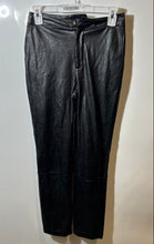 Load image into Gallery viewer, Express X Negin Mirsalehi Womens Black Flat Front Straight Leg Ankle Pants Sz 00