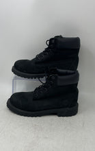 Load image into Gallery viewer, Timberland Kids Premium 6-Inch 12707 Black Waterproof Ankle Combat Boots Size 3M