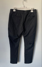 Load image into Gallery viewer, Calvin Klein Womens Black Gray Houndstooth Print Elastic Waist Ankle Pants Sz 10
