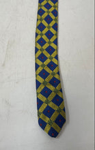 Load image into Gallery viewer, Massimo Ferre Uomo Mens Multicolor Geometric Silk Keeper Loop Designer Tie