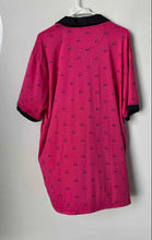 Load image into Gallery viewer, Kenneth Cole Golf Mens Pink Printed Short Sleeve Collared Polo Shirt Size XL