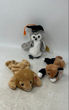Load image into Gallery viewer, Ty Beanie Baby Roary the Lion Owl Chip Cat Plush Toys Lot Of 3 Pcs With Tags
