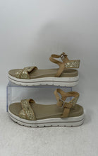 Load image into Gallery viewer, NeroGiardini Womens Beige Leather Open Toe Ankle Strap Sandals Size 36