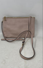 Load image into Gallery viewer, Michael Kors Womens Pink Pebbled Leather Double Zip Jet Set Crossbody Purse