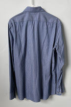 Load image into Gallery viewer, Hugo Boss Mens Blue Regular Fit Long Sleeve Collared Button-Up Shirt Size Large