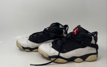 Load image into Gallery viewer, Nike Mens Air Jordan 6 Rings Iconic Black White Red Colorway Sneaker Shoes Sz 9