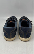 Load image into Gallery viewer, Levis Mens Blue Lace-Up Low Top Round Toe Denim Sneaker Shoes Size 12