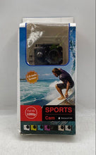 Load image into Gallery viewer, Black Full HD 1080p Video Recording 2" Screen Sport Action Camera Not Tested