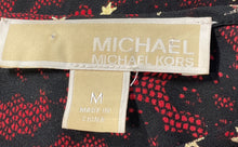 Load image into Gallery viewer, Michael Kors Womens Multicolor Print Long Sleeve Blouse Top Size Medium