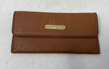Load image into Gallery viewer, Michael Kors Womens Austin Brown Leather Continental Clutch Wallet