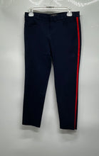 Load image into Gallery viewer, Banana Republic Womens Navy Blue Flat Front Pockets Ankle Pants Size 4
