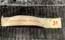 Load image into Gallery viewer, Levi Strauss & Co. Womens Black 311 Shaping Corduroy Skinny Leg Ankle Pants 31