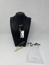 Load image into Gallery viewer, Adolfo Dominguez Women's Rope Gold Tone/Black Necklace.