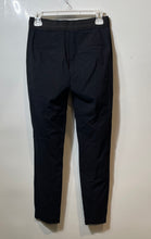 Load image into Gallery viewer, Zara Womens Black Striped Flat Front Pockets Skinny Leg Dress Pants Size XS