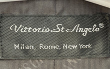 Load image into Gallery viewer, Vittorio St. Angelo Mens Gray Pinstripe Sleeveless Button Front Suit Vest Sz 52R