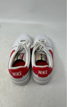 Load image into Gallery viewer, Nike Womens Court Blanc CI0808-103 White Red Lace-Up Sneaker Shoes Size 7