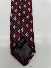 Load image into Gallery viewer, Alvaro Castagnino Mens Red Geometric Print Handmade Adjustable Designer Tie