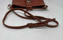 Load image into Gallery viewer, Persaman New York Womens Dark Orange Leather Adjustable Strap Crossbody Bag