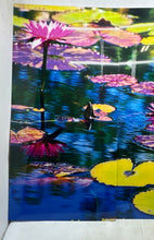 Load image into Gallery viewer, Home Decorative Water Lily And Lotus Flower Pond Scene 3-Piece Wall Art Prints
