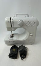 Load image into Gallery viewer, Lil Sew & Sew White Portable Electric Sewing Machine Powers On