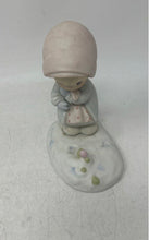 Load image into Gallery viewer, Enesco Precious Moments 1987 Calendar Girl Series February Porcelain Figurine