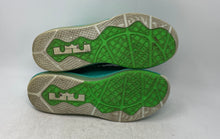Load image into Gallery viewer, Nike Mens Air Max LeBron 10 Low 579765-300 Green Lace-Up Sneaker Shoes Size 10.5