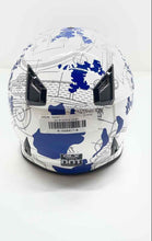 Load image into Gallery viewer, GLX White Blue Motocross Full Face Motorcycle Helmet Size M 51-52 CM