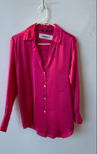 Load image into Gallery viewer, Zara Womens Pink Blouse Long Sleeve Spread Collar Button-Up Shirt Size XS