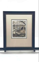 Load image into Gallery viewer, Black Beaded Frame Gothic Bridge Home Decorative Wall Hanging Art Print