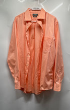 Load image into Gallery viewer, Lauren Ralph Lauren Mens Peach Stretch Long Sleeve Regular Fit Dress Shirt Sz XL