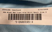 Load image into Gallery viewer, Nike Mens Light Blue Miami Heat Dwyane Wade #3 NBA Sport T-Shirt Size S