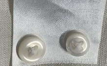 Load image into Gallery viewer, Calvin Klein Mens Ivory Classic Fit Long Sleeve Collared Button-Up Shirt Size L