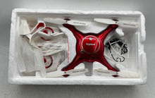 Load image into Gallery viewer, Syma Red White HD Camera Remote Control Quadcopter Drone Not Tested