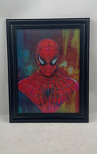 Load image into Gallery viewer, Spider-Man 3D Art Piece Multicolor Wall Decorative Lenticular Print Framed