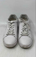 Load image into Gallery viewer, Coach Womens Lowline G5040 White Black Leather Lace-Up Sneaker Shoes Size 6.5B