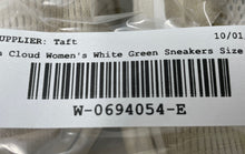 Load image into Gallery viewer, On Womens Cloudrunner 2 White Green Lace-Up Sneakers Shoes Size 6.5
