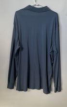 Load image into Gallery viewer, Lands' End Mens Navy Blue Cotton Long Sleeve Traditional Fit Polo Shirt Size XXL