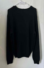 Load image into Gallery viewer, Armani Exchange Mens Black Graphic Print Long Sleeve Pullover Sweater Size M