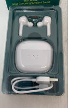 Load image into Gallery viewer, Onn Groove White Active Noise Cancelling Wireless Earphones In Box Not Tested