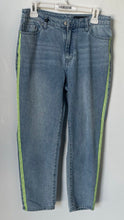 Load image into Gallery viewer, Armani Exchange Womens Blue Stretch Denim Boyfriend Cropped Jeans Size 29
